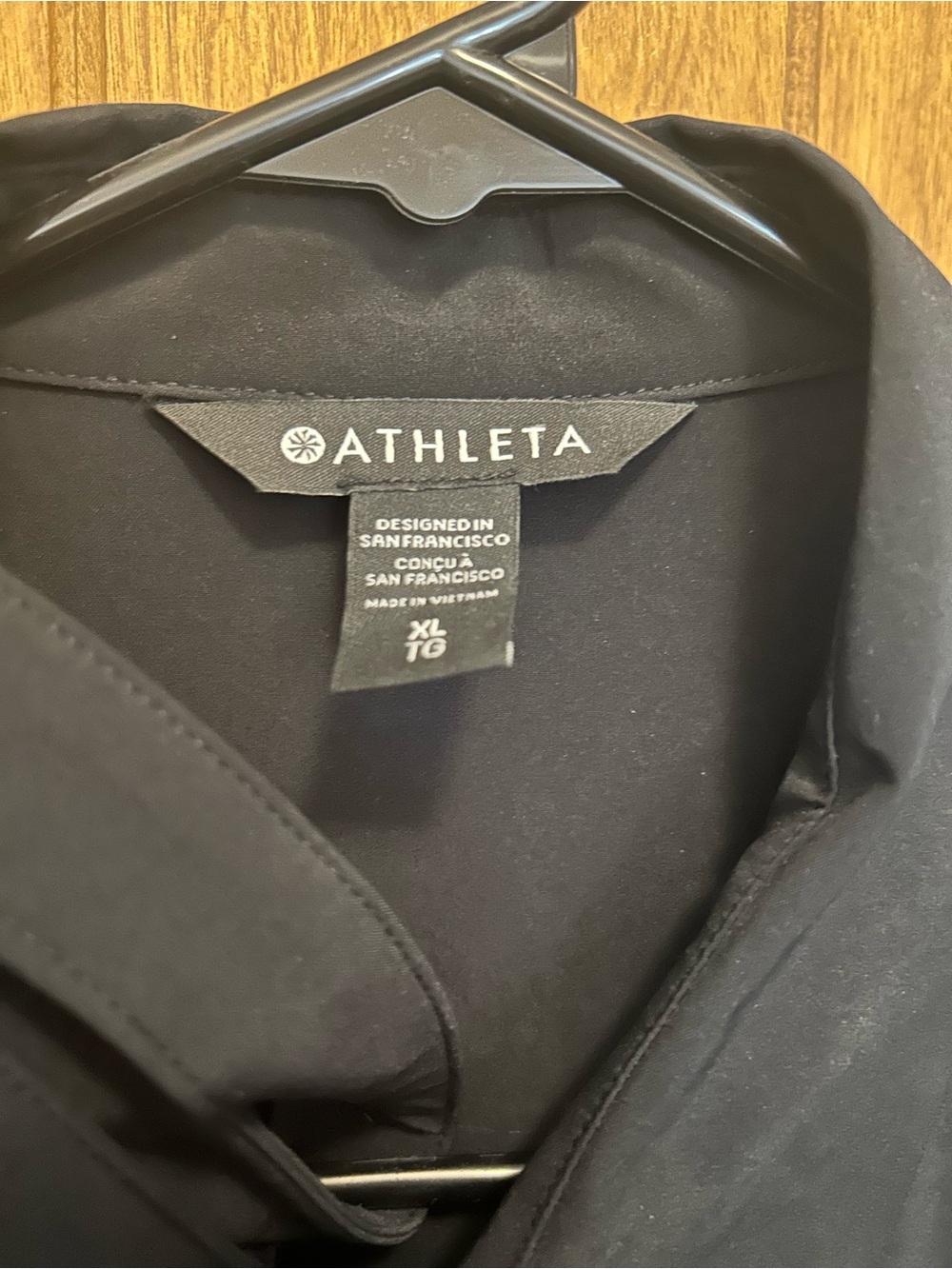 Athleta Urbanite Black Shirt Dress with Waist Tie XL - Picture 3 of 5